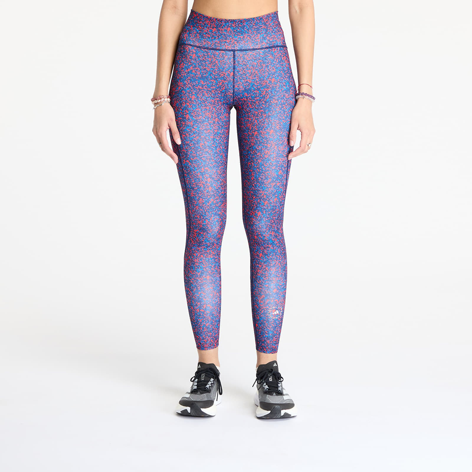 Legíny adidas x Stella Mccartney Truepurpose Optime Printed Training Leggings Red/ Active Red/ Bahia Blue XS