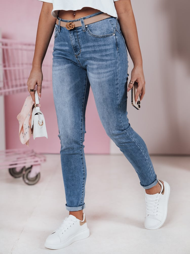 Spodnie damskie jeansowe średni stan BLUEFORM Dstreet