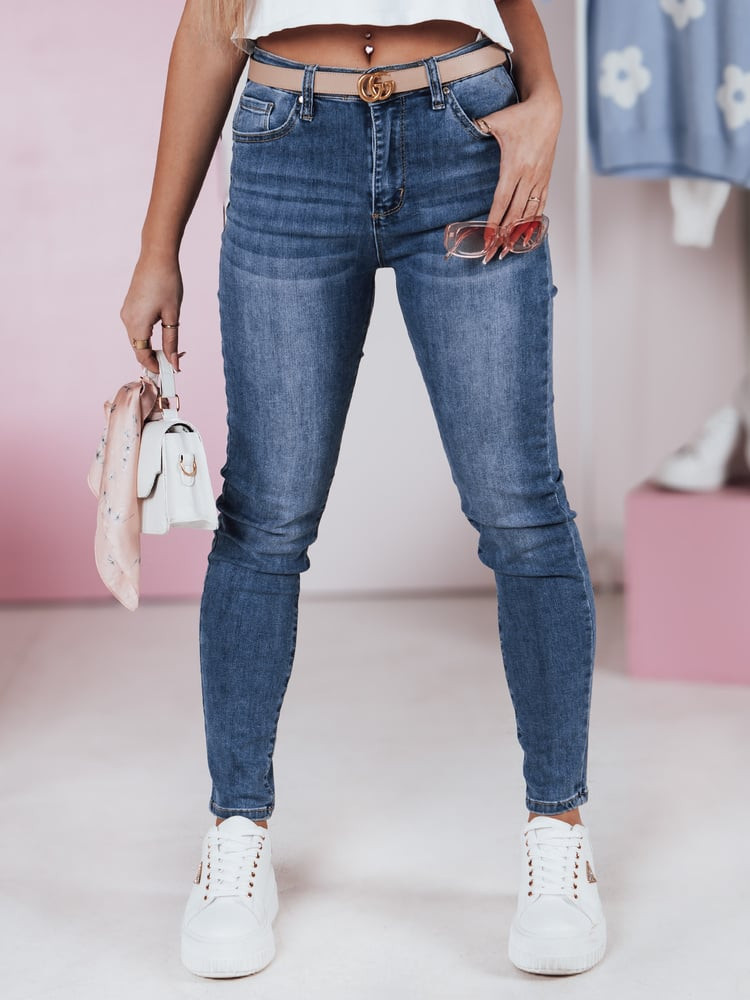 Spodnie damskie jeansowe skinny JEANELA Dstreet