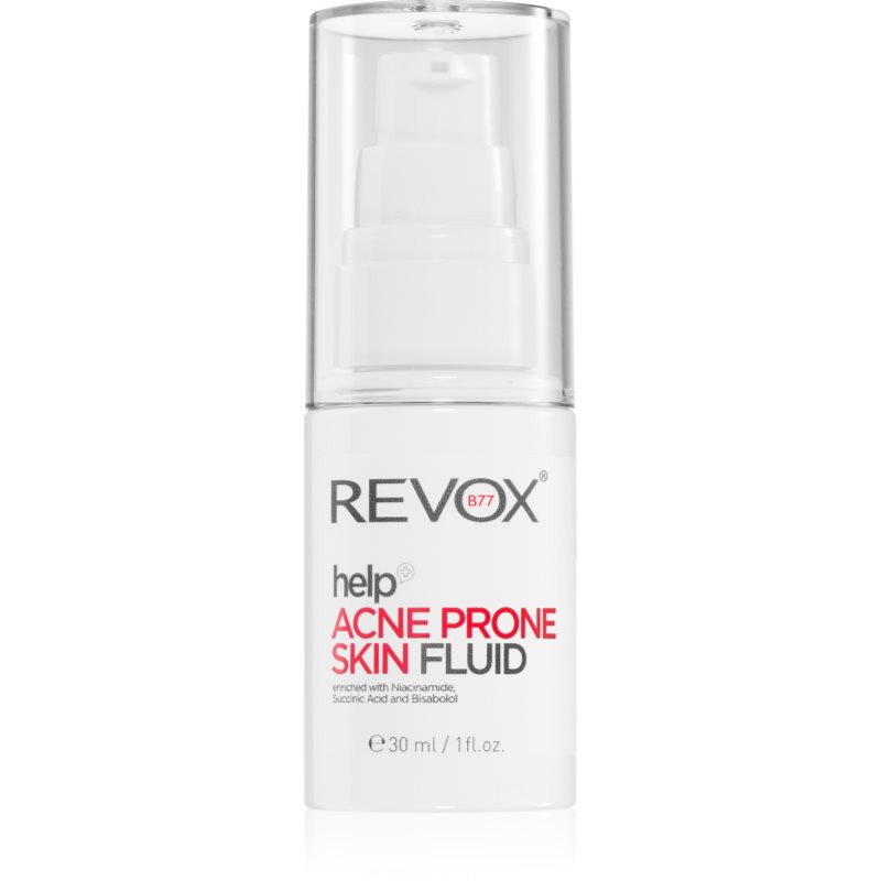 Revox B77 Help Acne Prone Skin Fluid ľahký hydratačný fluid na aknóznu pleť 30 ml