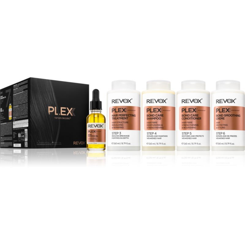 Revox B77 Plex Hair Rebuilding System Set for Salon & Home sada pre poškodené a farbené vlasy 1 ks