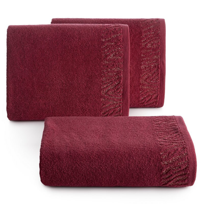 ArtFir Osuška MARGO | bordová 70 x 140 cm