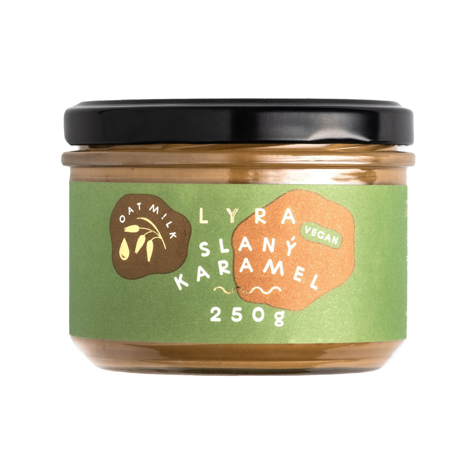 Orieškový krém SALTY CARAMEL VEGAN 250 g, LYRA