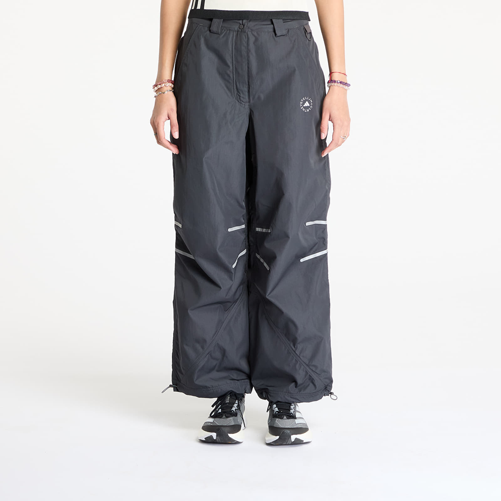 Kalhoty adidas x Stella Mccartney Woven Trackpants Black/ Utility Black S