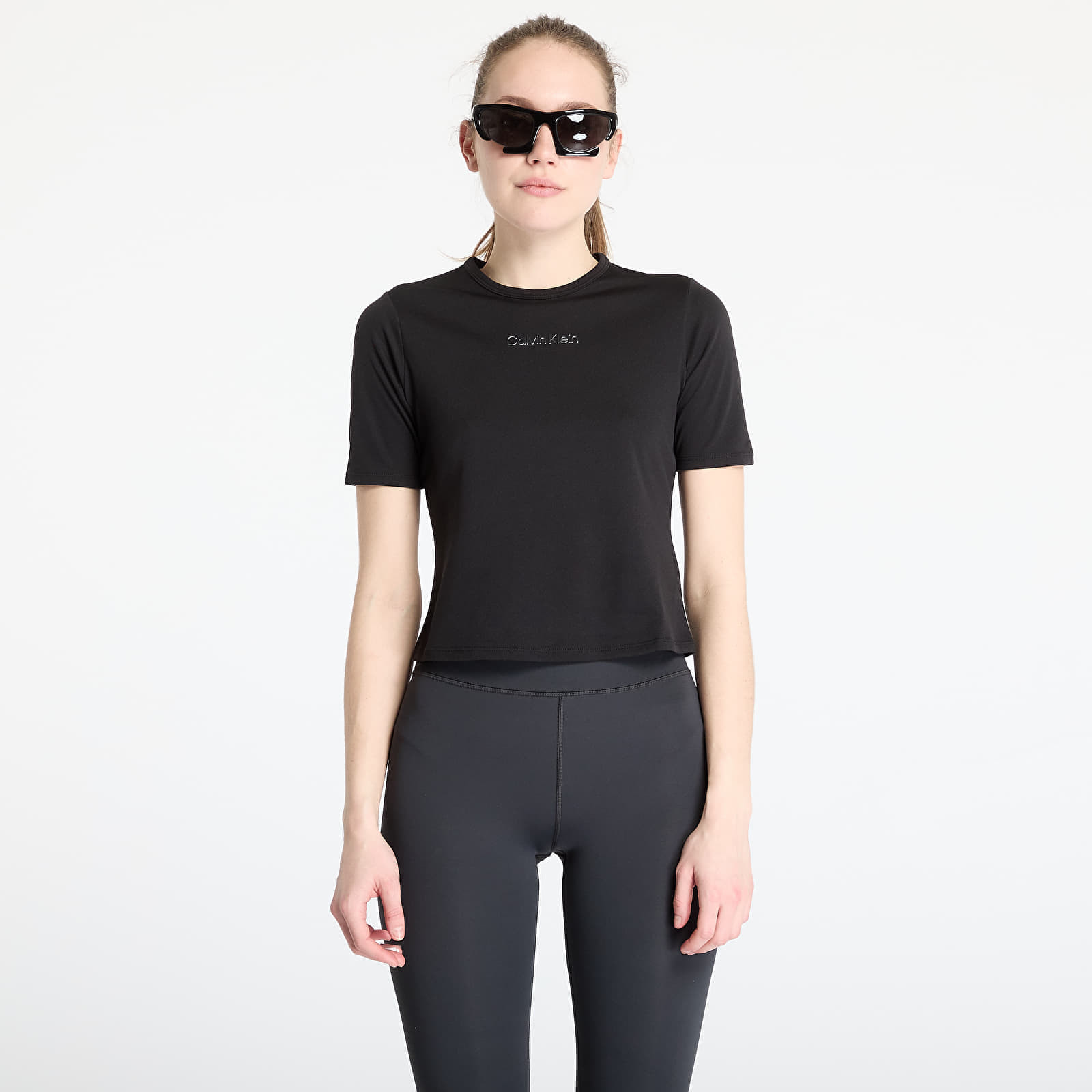 Tričko Calvin Klein Sport Short Sleeve Tee Black XS