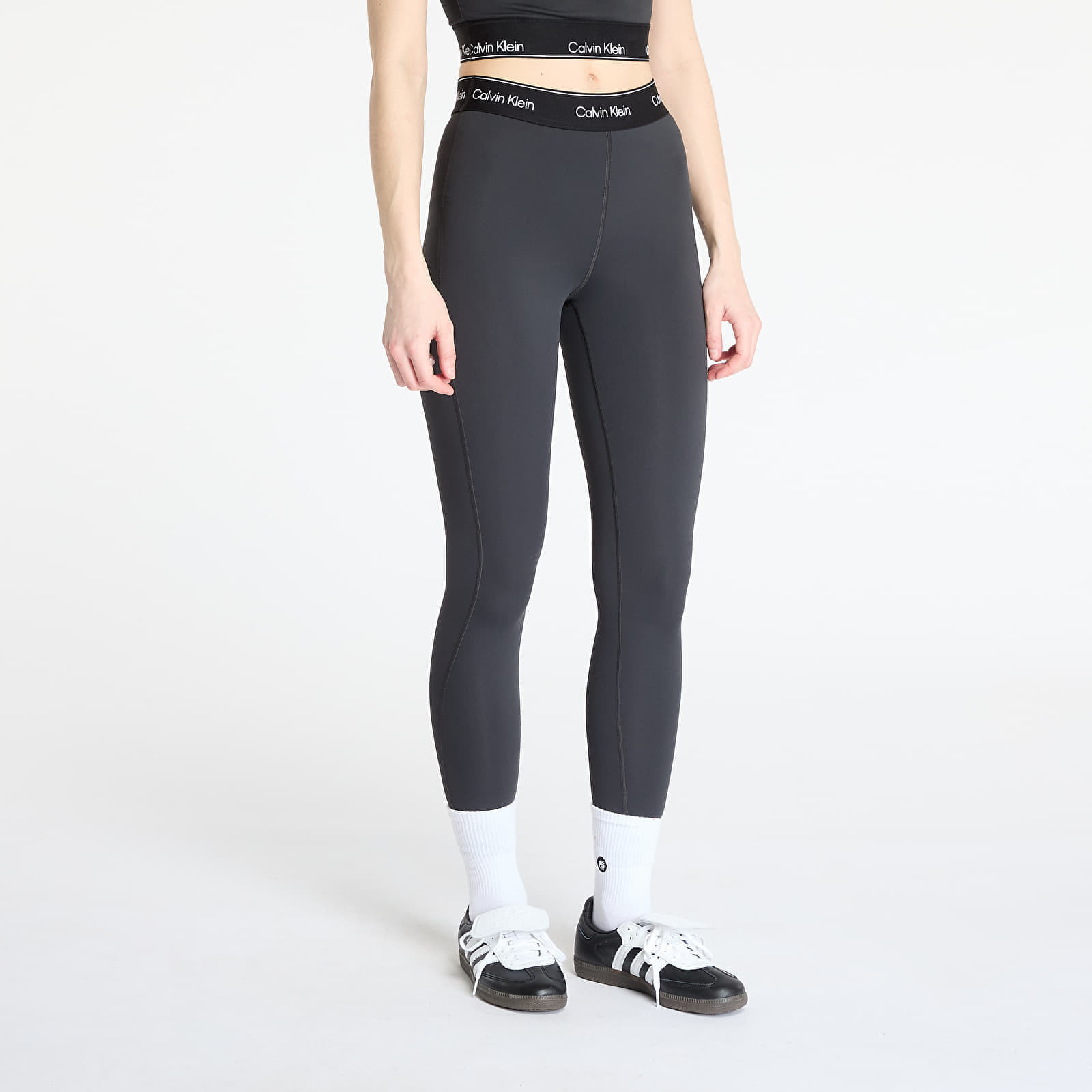 Legíny Calvin Klein Sport Modern Sport High Rise Leggings Black S