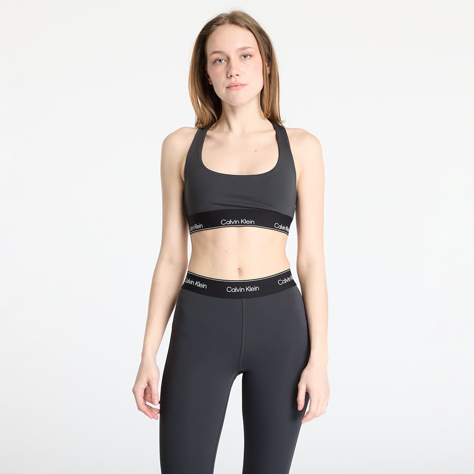 Calvin Klein Sport Modern Sport Medium Support Bra Black S