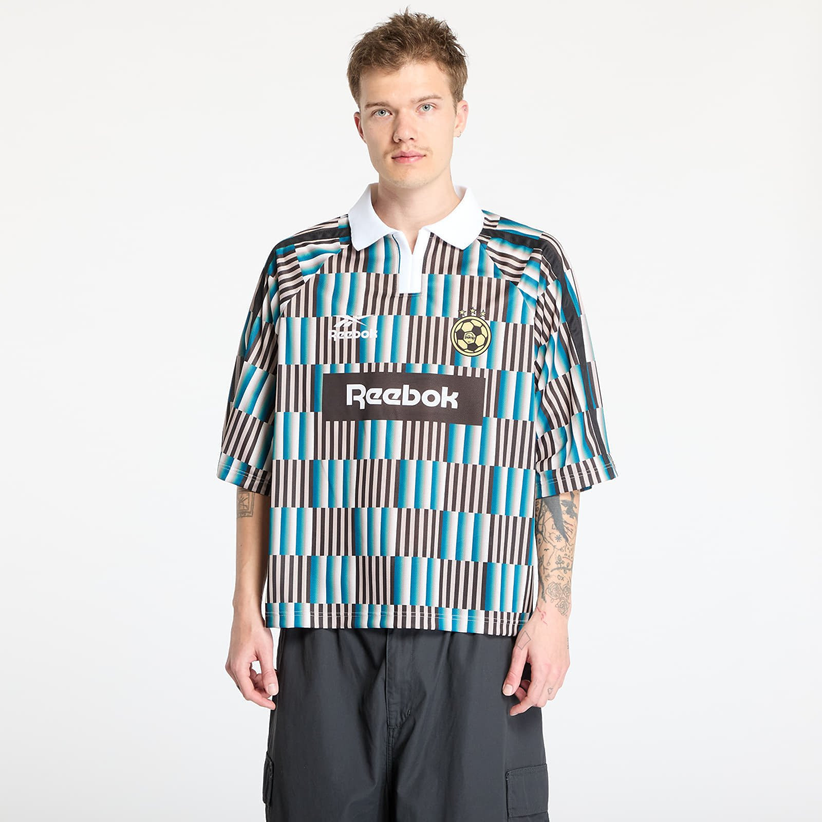 Dres Reebok LTD Soccer Tee 22 Graphic Brown S
