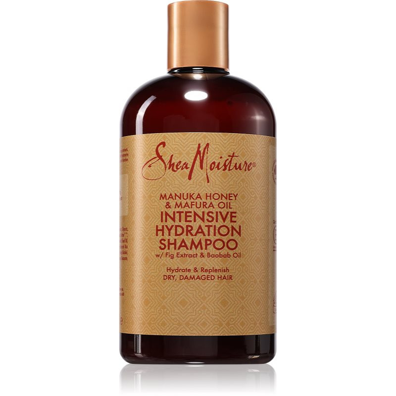 Shea Moisture Manuka Honey & Mafura Oil intenzívne hydratačný šampón pre suché a poškodené vlasy 384 ml