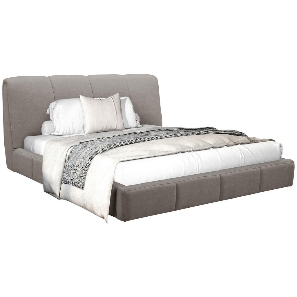 Livetastic ČALÚNENÁ POSTEĽ, 180/200 cm, drevo, kov, plast, textil, béžová
