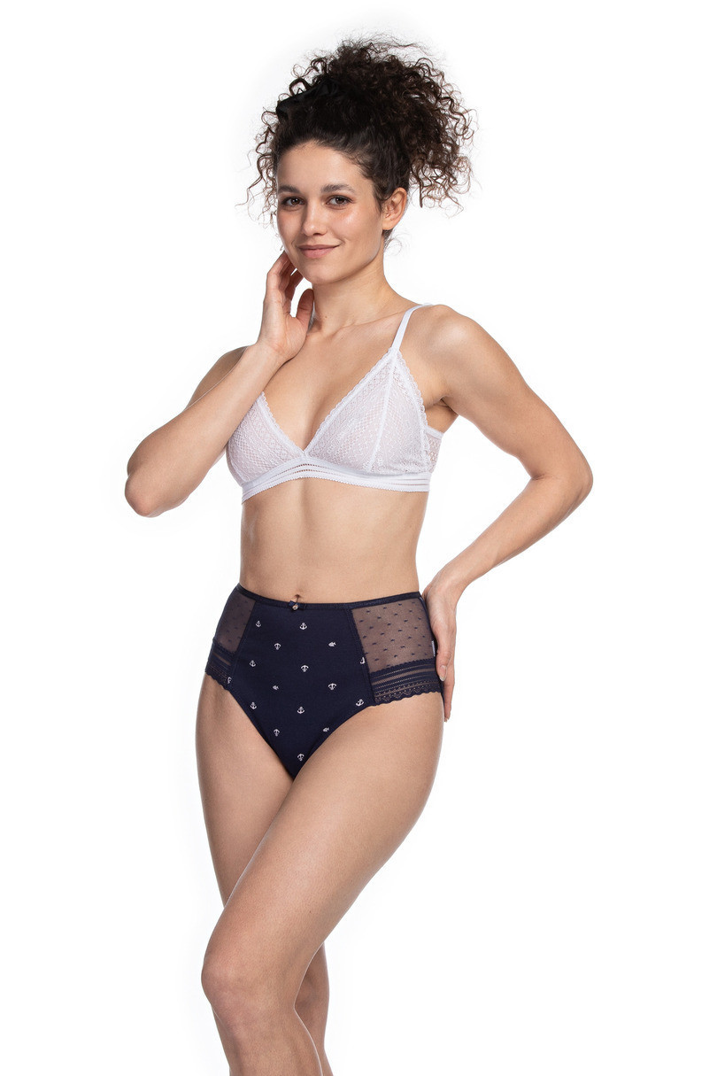 Dámske nohavičky MIDI L-1455MD tmavě modrá S