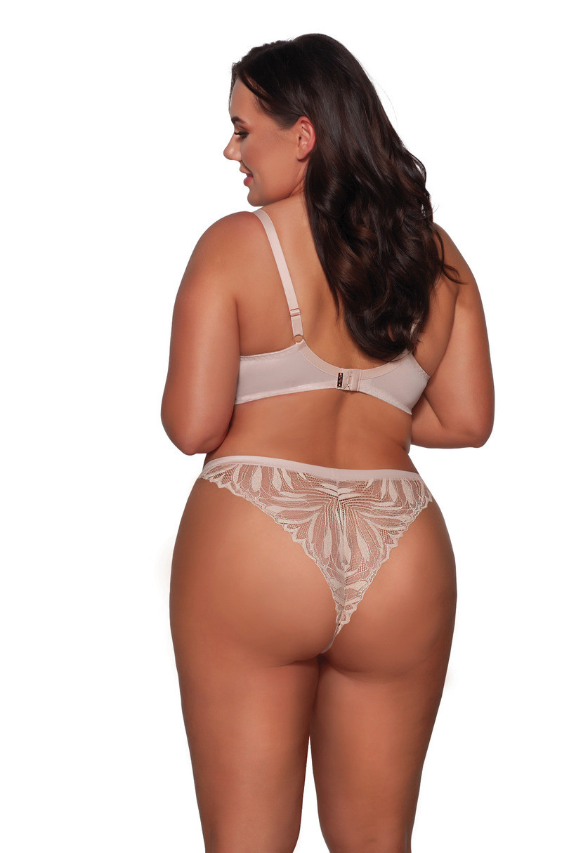 Dámske brazílske nohavičky AV 2105/B BEIGE béžová 3xl