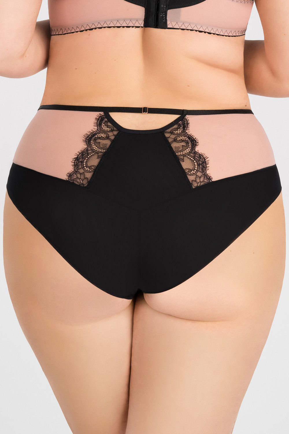 Gorsenia K 835 Čierne až čierne nohavičky S-4XL černá M