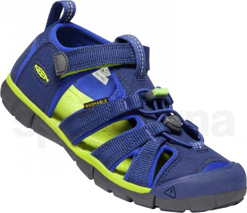 Keen SEACAMP II CNX CHILDREN blue depths / CHARTREUSE Veľkosť: 27/28