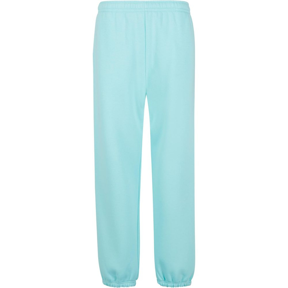 Build Your Brand Hebké pánske tepláky Fluffy - Beryl blue | L
