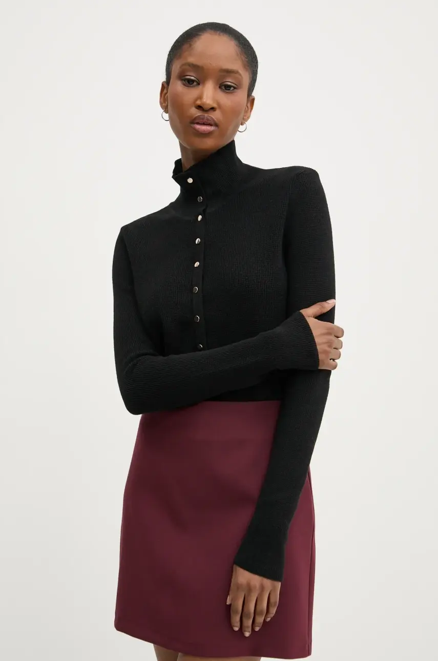 Sveter Answear Lab dámske, čierna farba