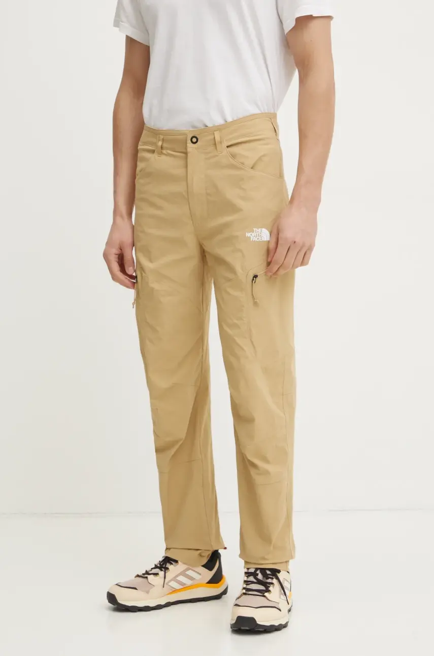 Turistické nohavice The North Face Exploration zelená farba, NF0A8BR3LK51