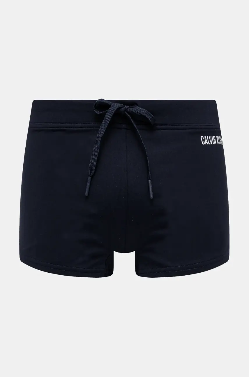 Plavky Calvin Klein tmavomodrá farba, KM0KM01098