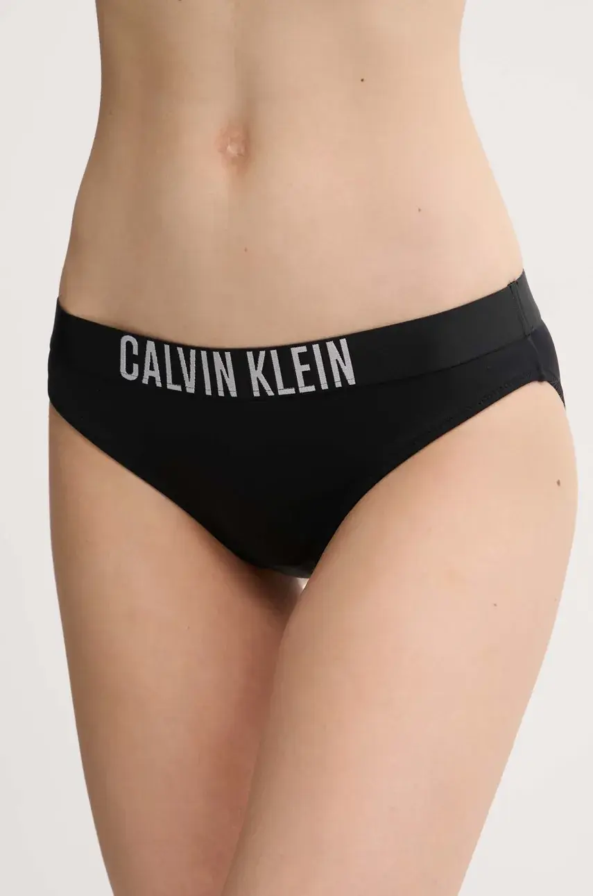 Plavkové nohavičky Calvin Klein čierna farba, KW0KW02856