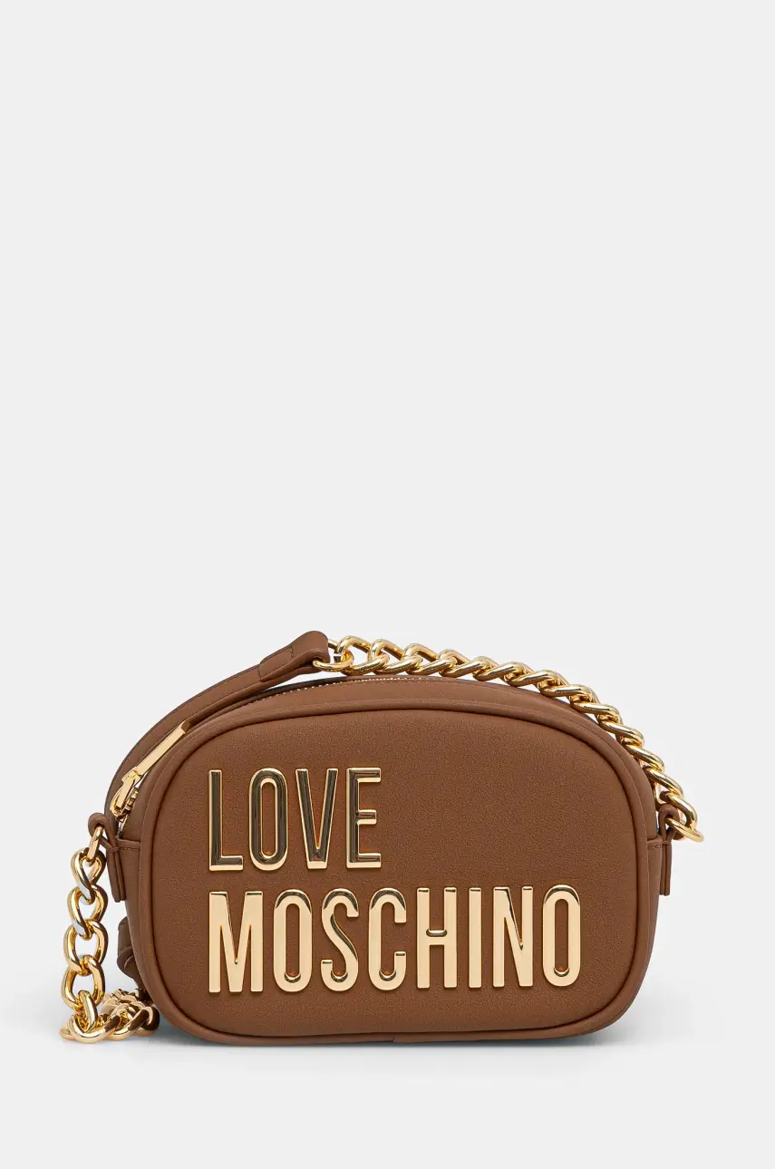 Kabelka Love Moschino hnedá farba, JC4026PP1