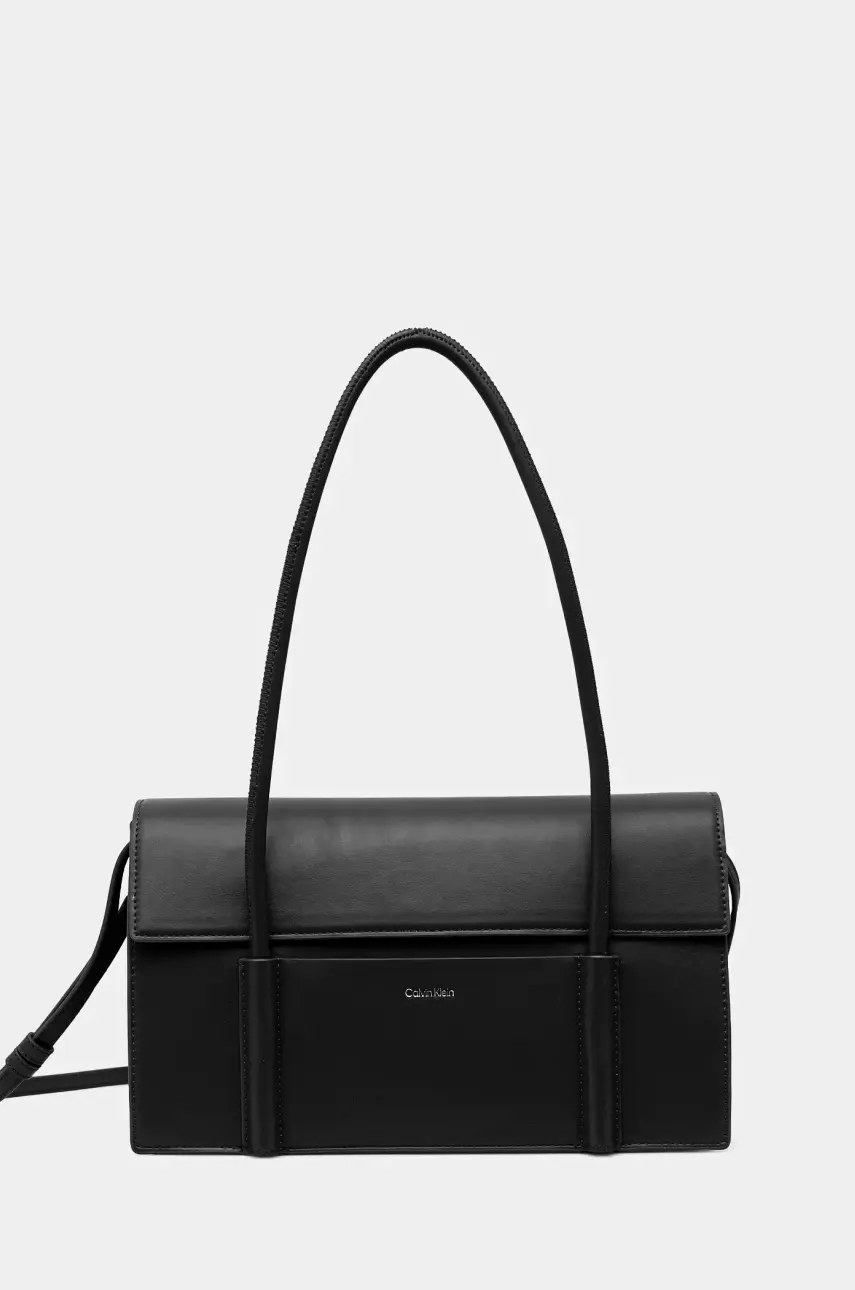 Kabelka Calvin Klein čierna farba, K60K613111