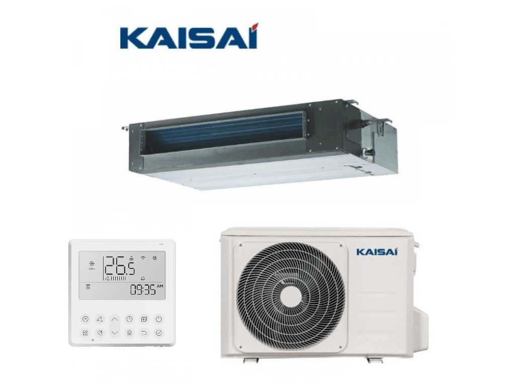 Set potrubnej klimatizácie KAISAI Slim 14,1 kW KTI-48HWH32X+KOE30U-48HFN32X