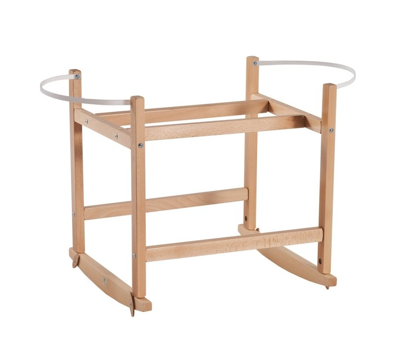 Ahojbaby hojdací stojan na košík RockingBaby Transparent bezfarebný lak