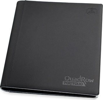 Ultimate Guard 12-Pocket QuadRow Portfolio Black Album