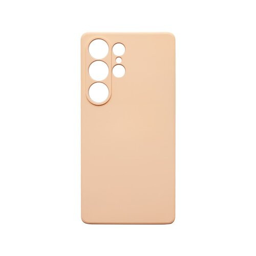 mobilNET silikónové puzdro Samsung Galaxy S25 Ultra, broskyňové (Fiber)
