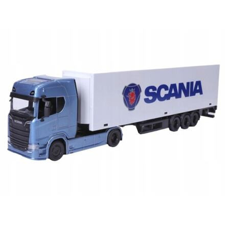 Bburago 1:43 Truck with trailer - Scania 770 S - White Trailer SCANIA