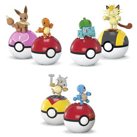 Mattel MEGA POKÉMON POKÉBALL, viac druhov