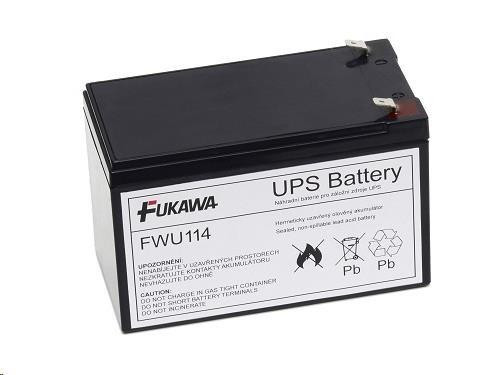 Batéria - FUKAWA FWU-114 náhradné batérie za APCRBC114 (12V/7Ah)