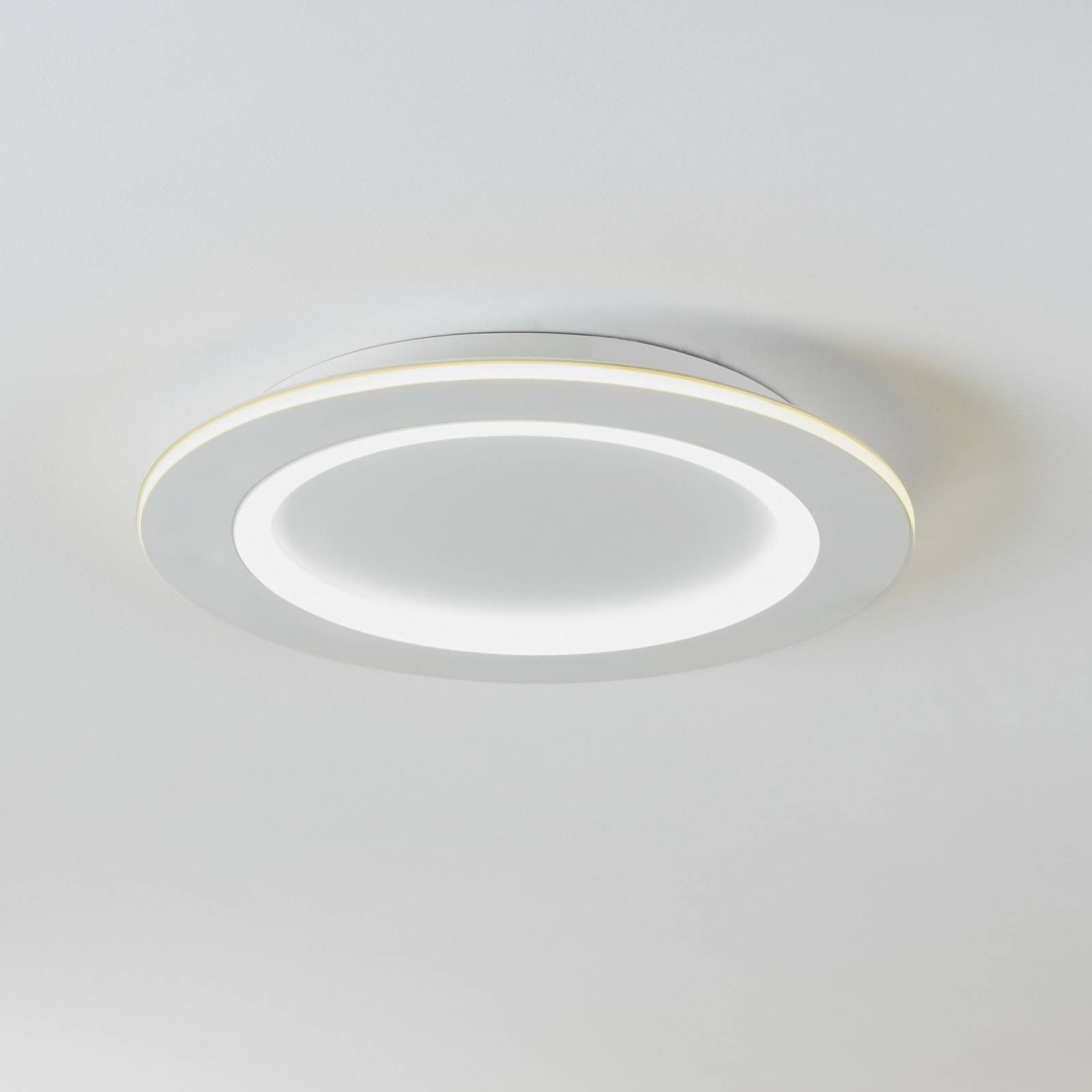 EGLO connect LED stropné svietidlo Padrogiano-Z, Ø 45 cm, biela