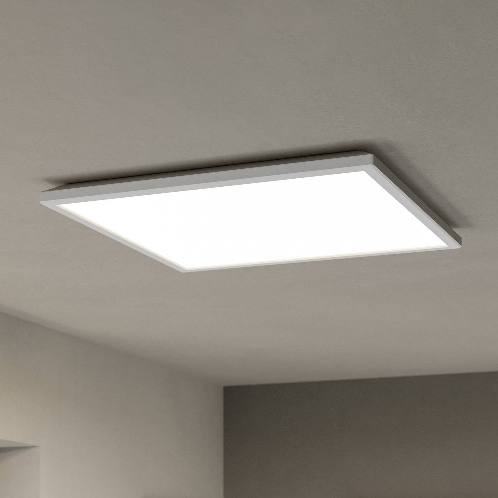 EGLO connect LED stropné svietidlo Rovito-Z, biele, 50 x 50 cm