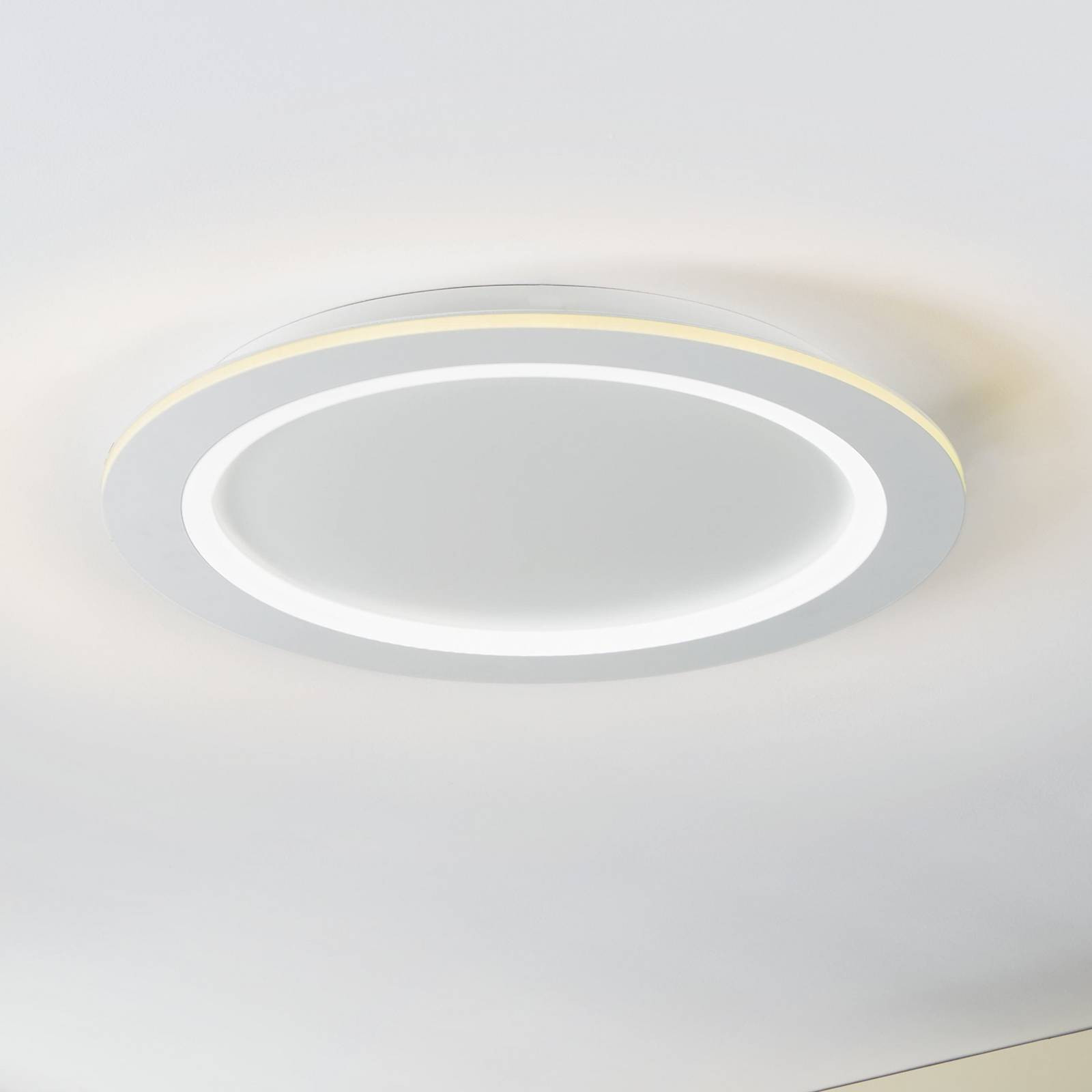 EGLO connect LED stropné svietidlo Padrogiano-Z, Ø 60 cm, biela