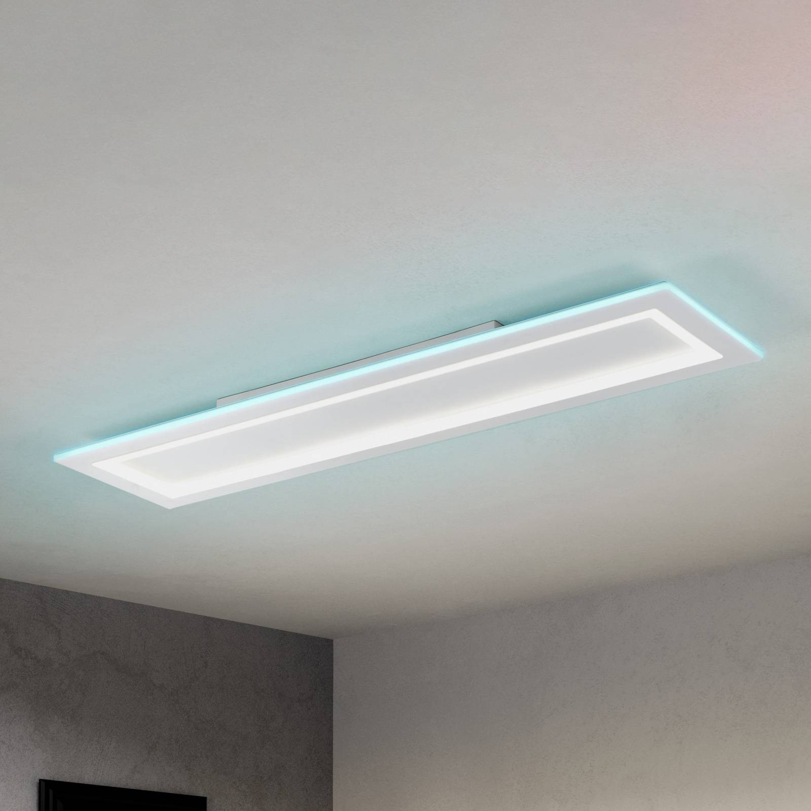 EGLO connect LED stropné svietidlo Padrogiano-Z, 1 svetlo, 120 x 30 cm