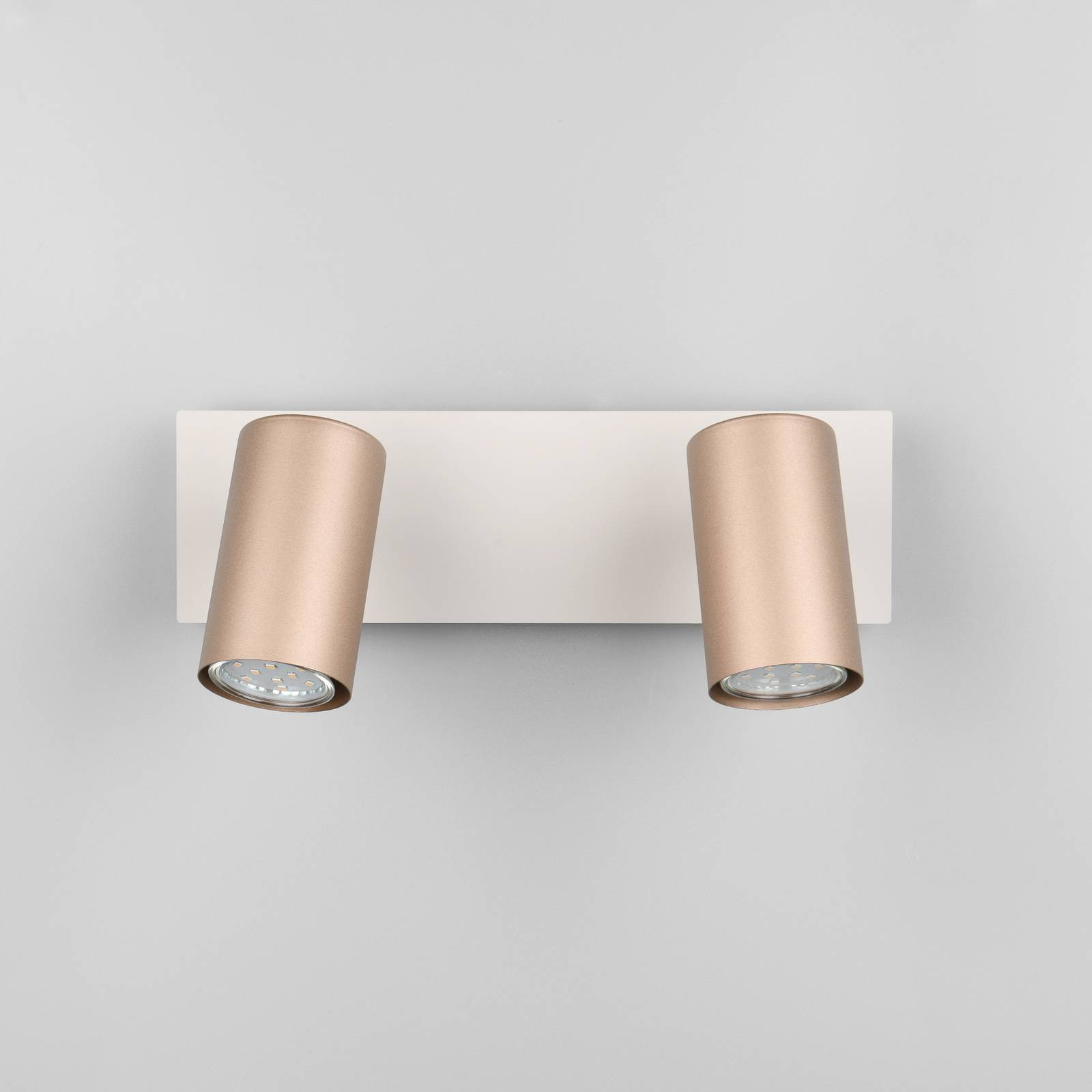 Stropné bodové svietidlo Marley hnedá/svetlo sivá 30 x 9 cm 2-svetelné kovové