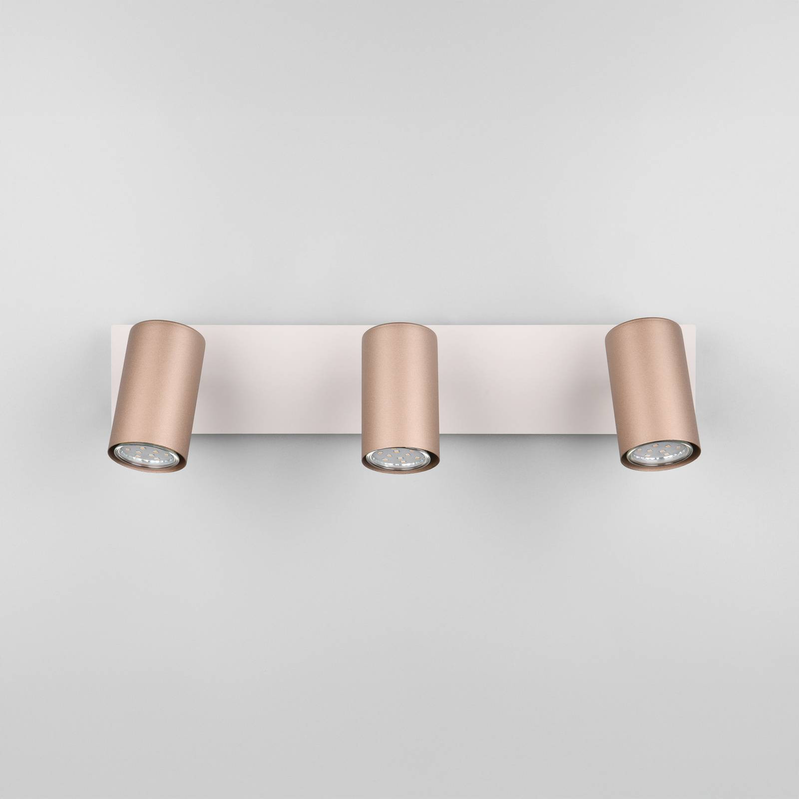 Stropné bodové svietidlo Marley hnedá/svetlosivá 48 x 9 cm 3-svetelné kovové