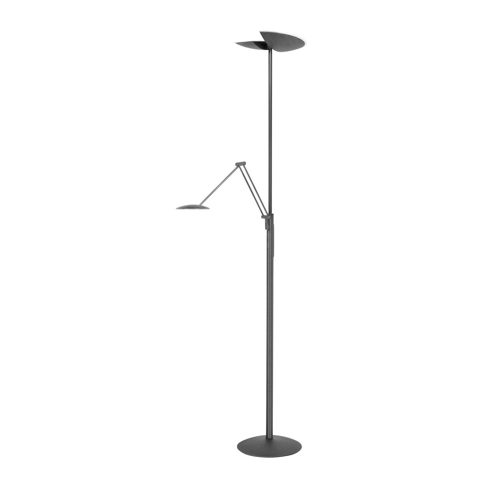 LED stojacia lampa New Sapporo, čierna, 183 cm kov Stmievač CCT