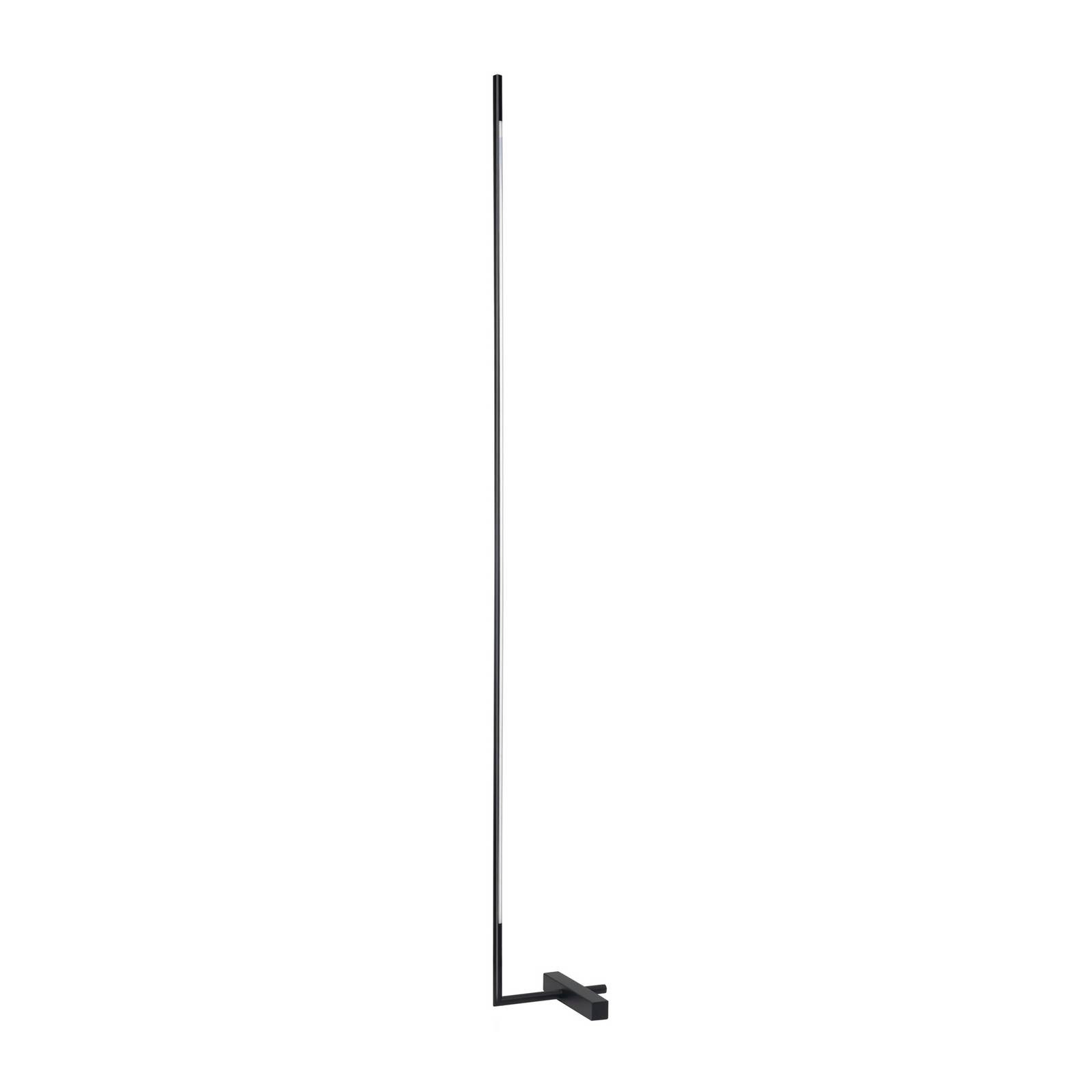 LED stojacia lampa Amalfi XL, čierna Výška 180 cm kov Stmievač