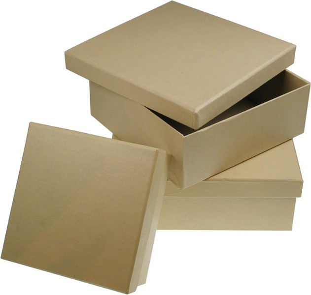 MEYCO - Kartónový štvorcový box 12 x 12 / v 5 cm