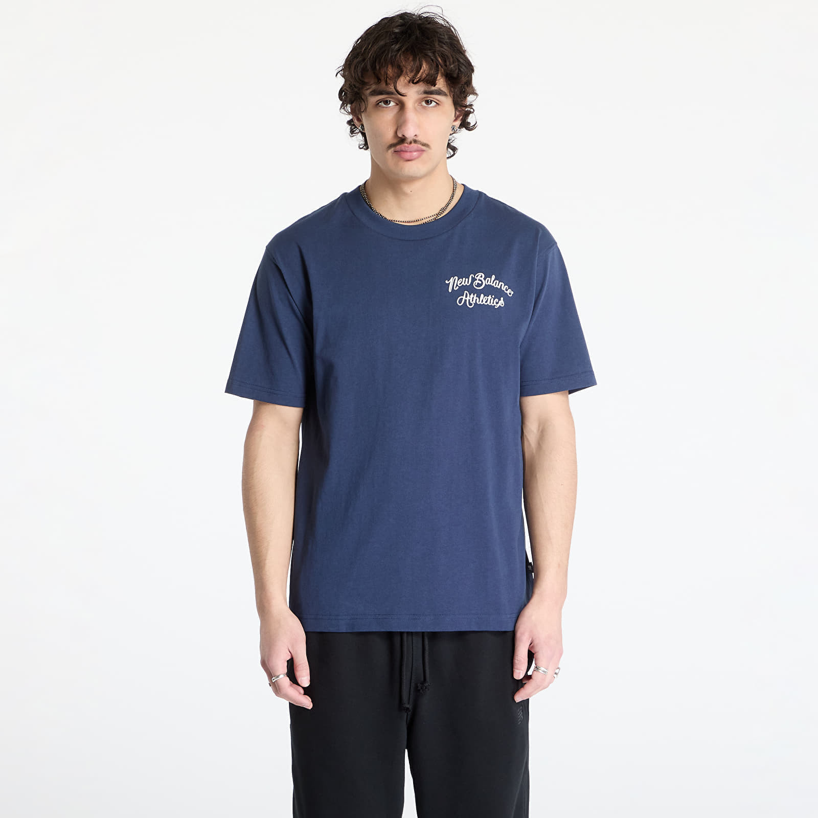 Tričko New Balance Athletics Relaxed League T-Shirt Blue S