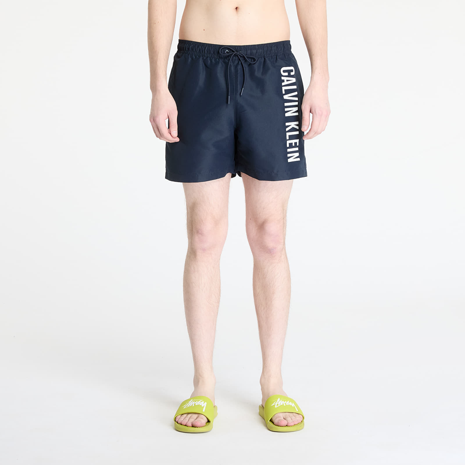 Plavky Calvin Klein Jeans Medium Drawstring Boardshorts Blue XL