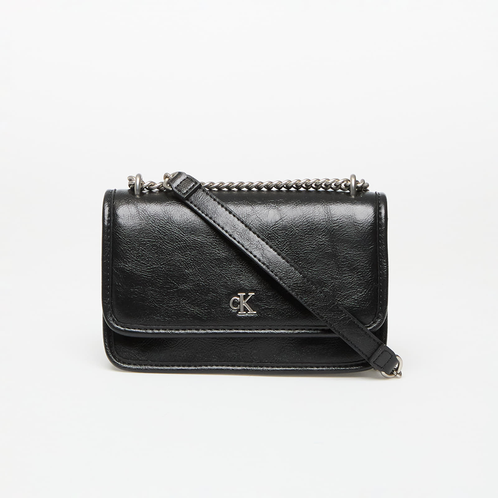 Calvin Klein Jeans Chain Mini Ew Flap Bag Black Universal
