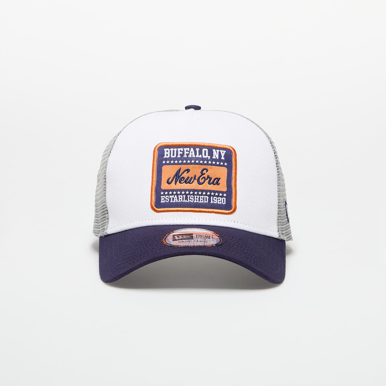 Šiltovka New Era 9FORTY Af Trucker Patch Cot Canv White/ Light Navy Universal