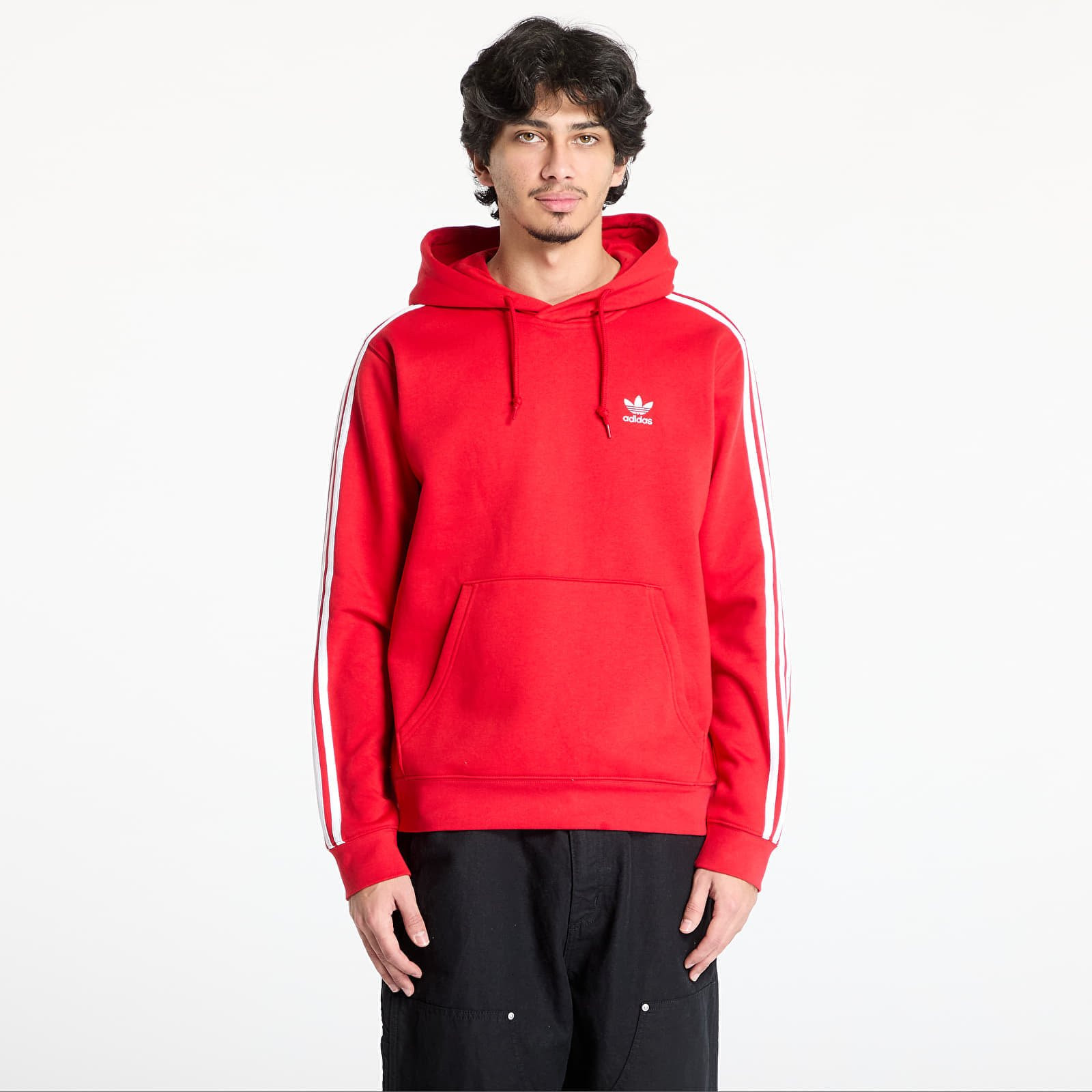 Mikina adidas Adicolor Classics 3-Stripes Hoody Better Scarlet M