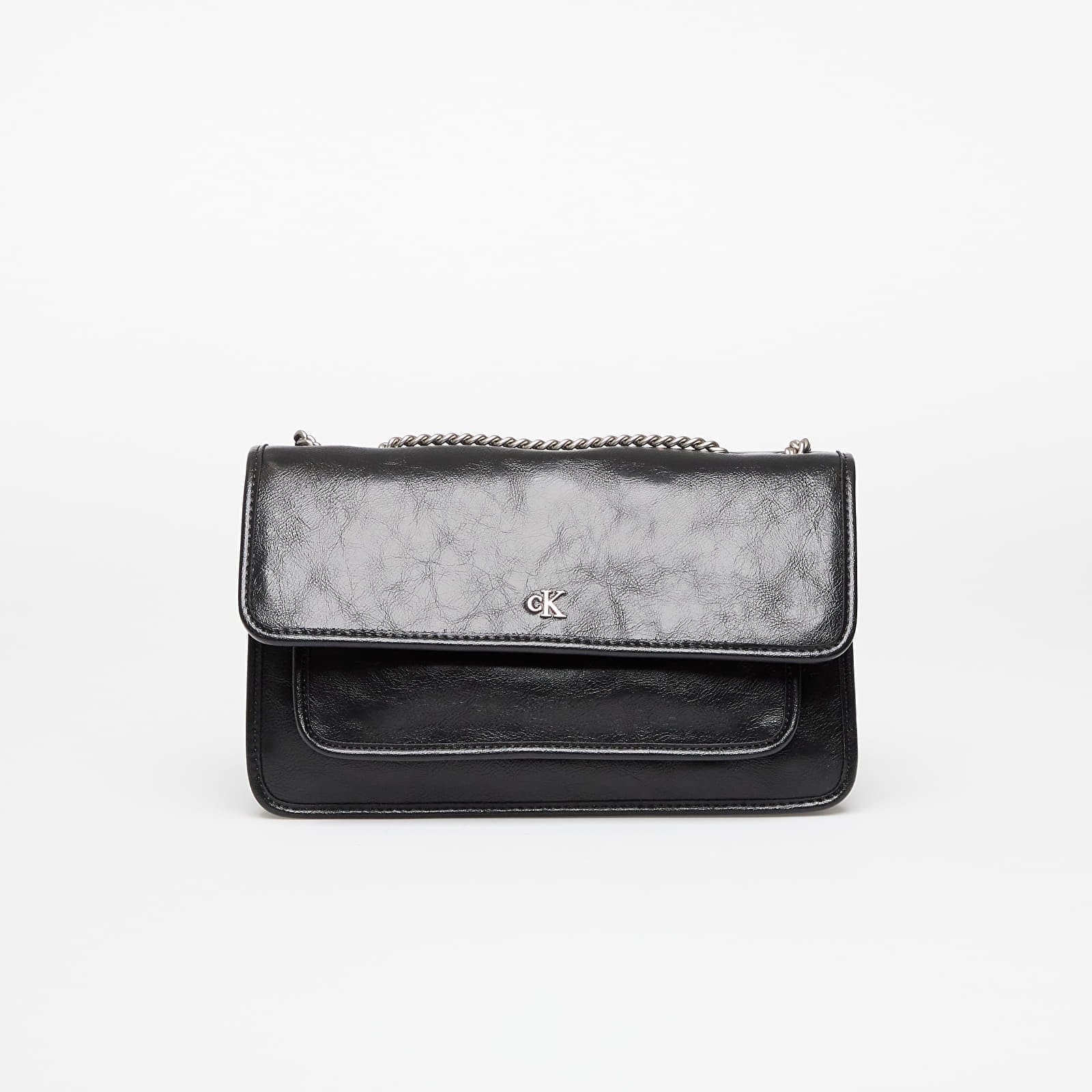 Taška Calvin Klein Jeans Chain Flap Bag Black Universal
