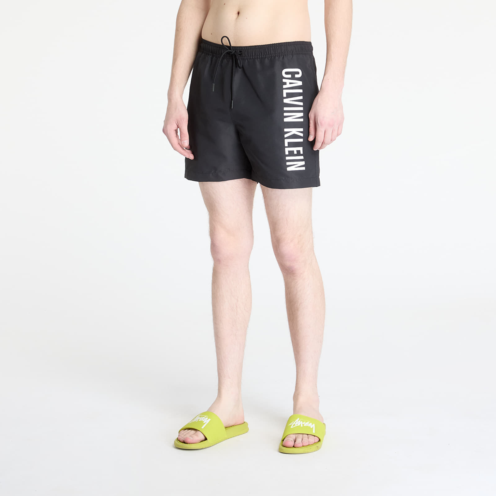 Plavky Calvin Klein Jeans Medium Drawstring Boardshorts Black M