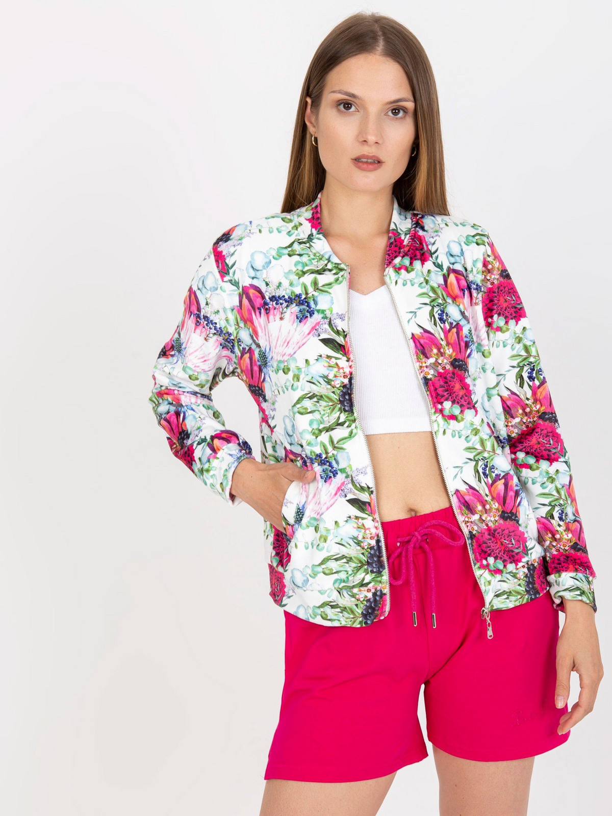 Dámska bunda Fashionhunters Floral