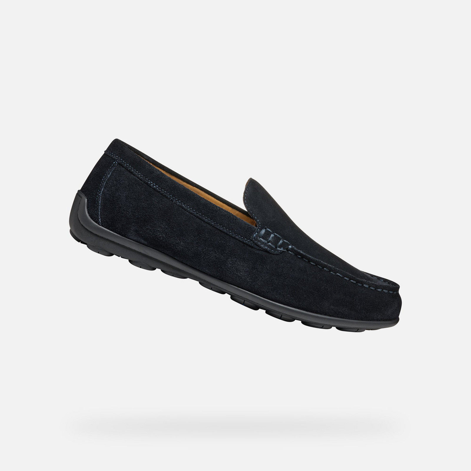 Dark blue men's moccasins Geox Spherica EC16 - Men's
